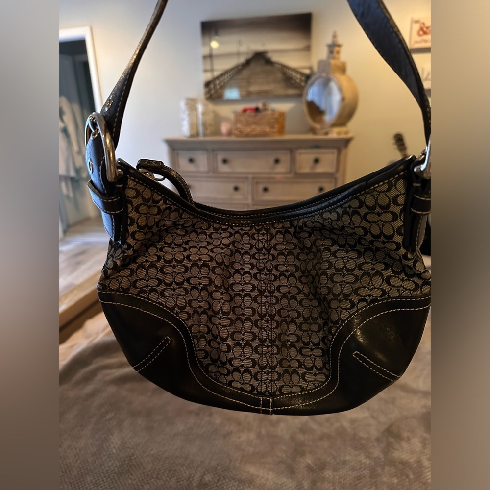 Coach Hobo black bag.